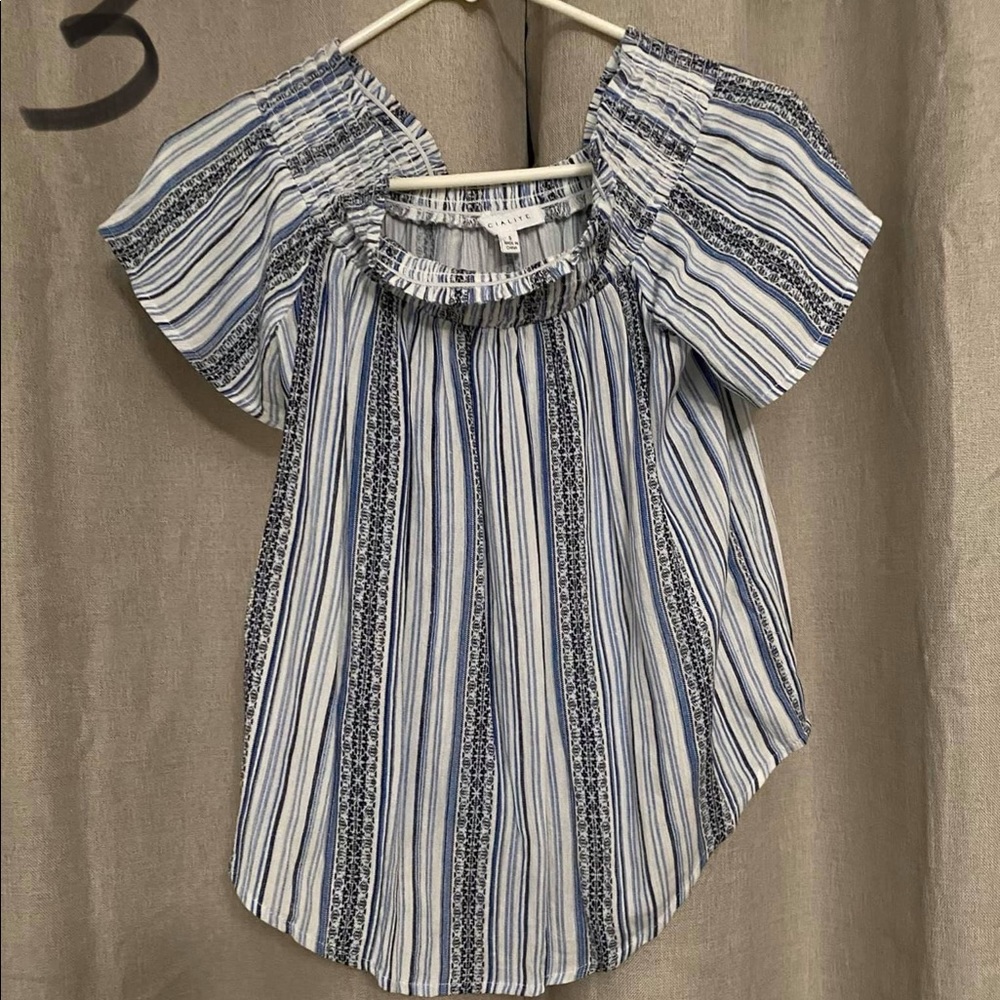 Off the shoulder blouse